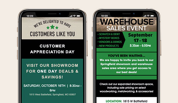 Special event notifications